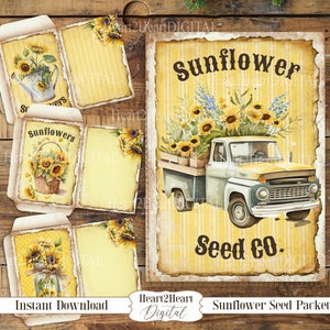 Seed Packets Seed Envelopes Seed Packet Template Seed Storage Printable Seed  Packets Seed Saving Envelopes Seed Packet Printable 