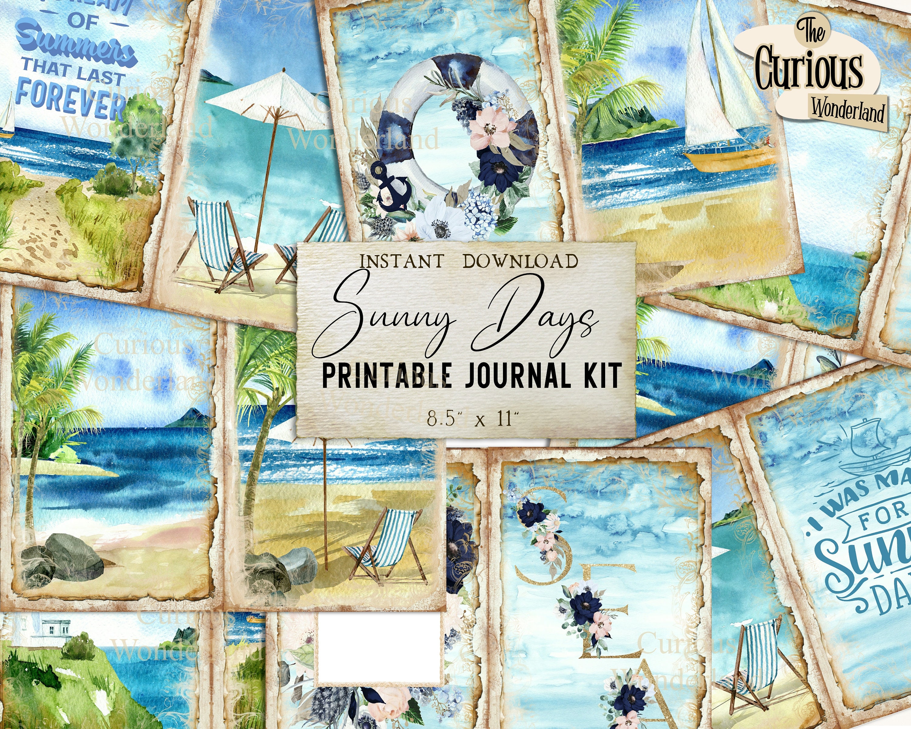 その他 Sunny days - eclectic junk journal m11939480430_1.jpg