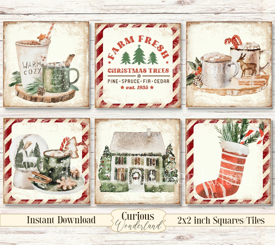 Winter Rustic Labels Rustic Christmas 2