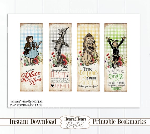 Free Printable DIY Bookmarks - Alice and Lois