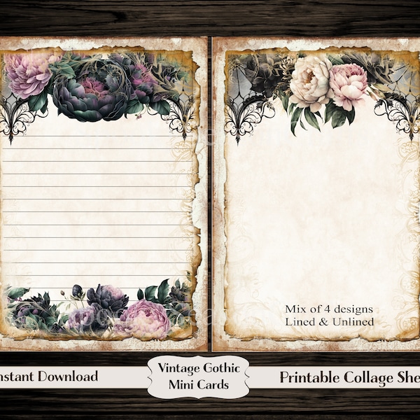 Gothic Paper - Etsy