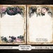 thumbnail image 2 of Personalised Gothic Skull Happy Birthday Bunting – Goth Party Decorations With Roses & Skulls (Custom Name) 2 of 6