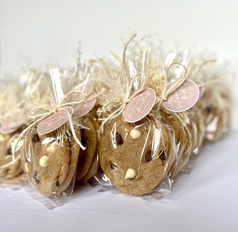 Cookie Wedding Favours Boho Party Favours Chocolate Chip Etsy