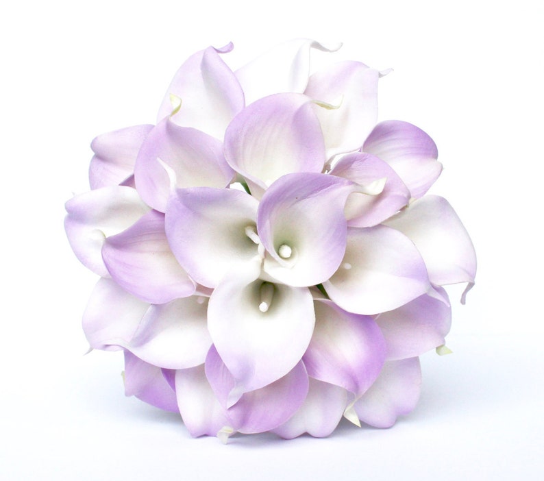 LAVENDER WEDDING BOUQUET Lavender Purple Calla Lily - Etsy
