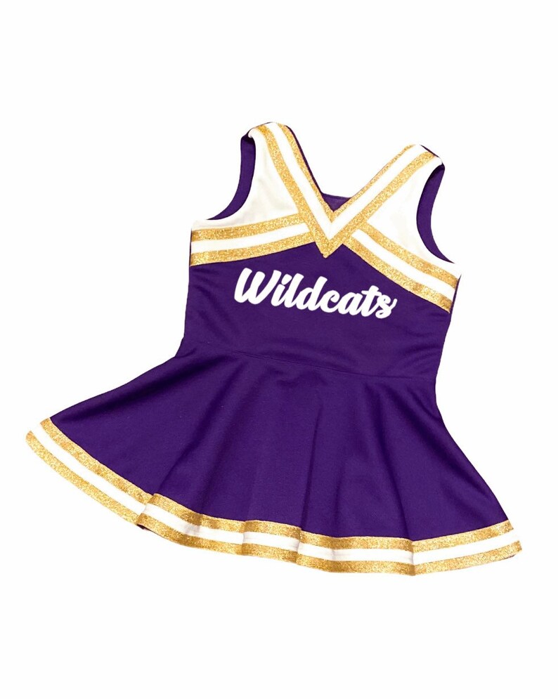 Cheer Uniform Kids Cheer Costume Custom Cheerleading Etsy