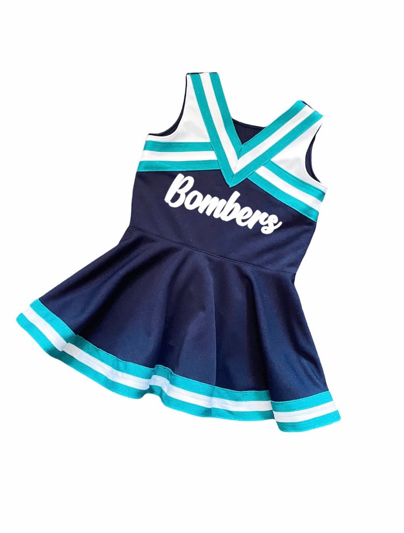 Cheer Uniform Kids Cheer Costume Custom Cheerleading Etsy
