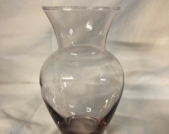Nice small pink/purplish glass vase