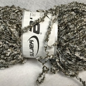 Ice Yarns Crisp Dark Brown White 100gr