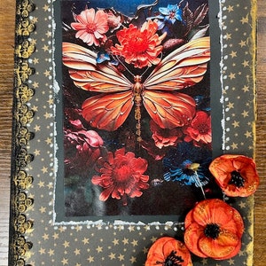 Butterfly Dreams OOAK Altered Composition Book Journal/Notebook
