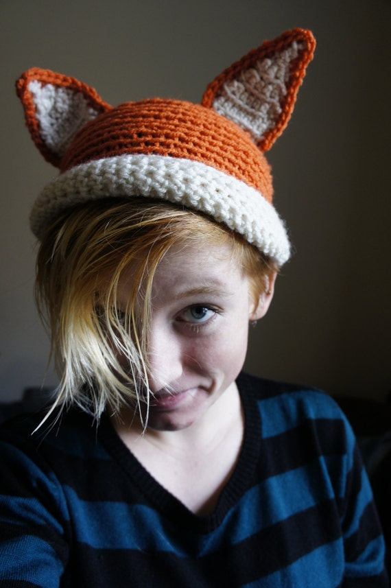 Items similar to Fox Hat on Etsy