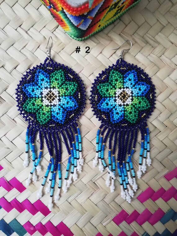 Mexican beaded necklace and hat topper – Goza Boutique