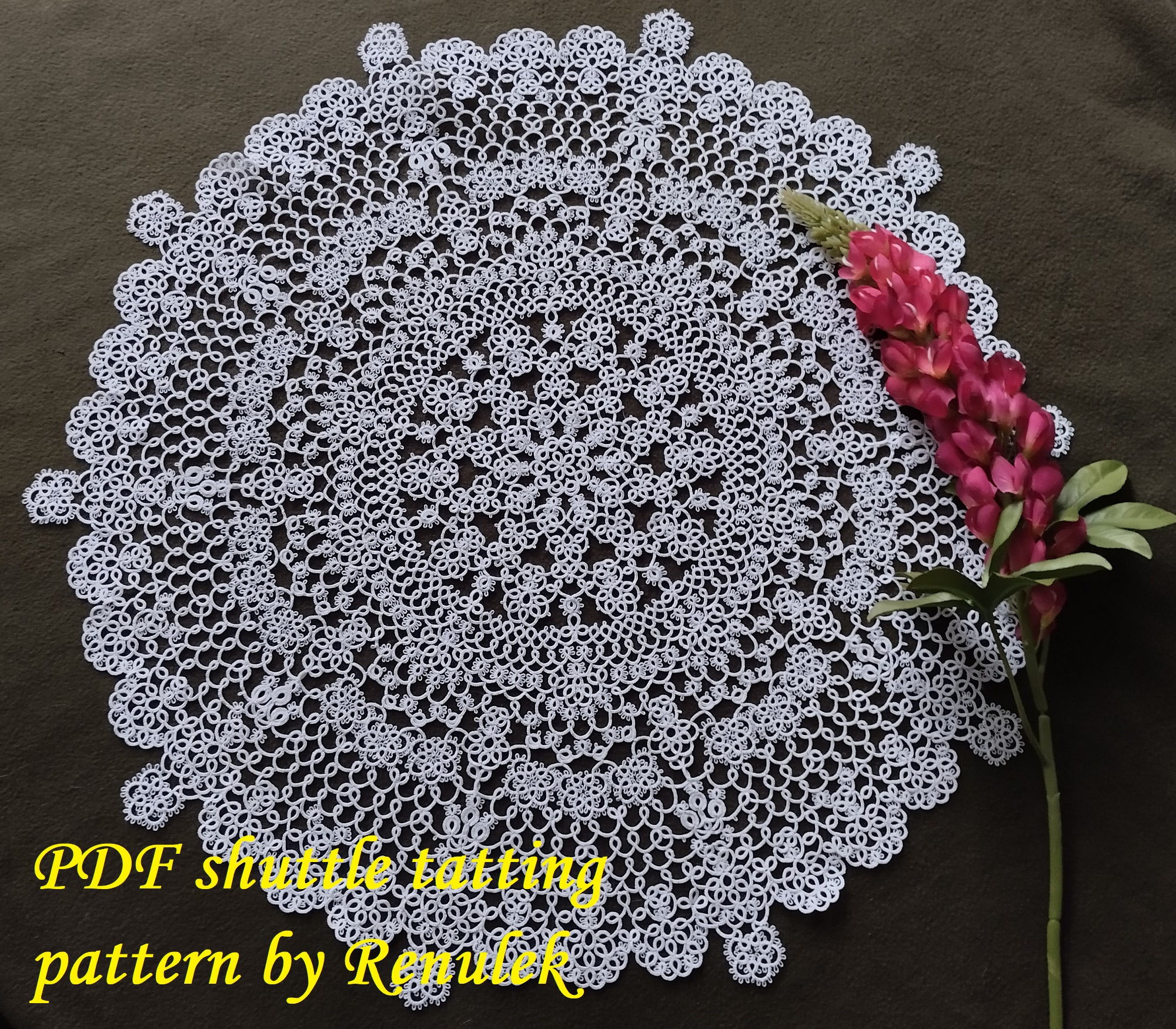 Tatting, Crochet or Knitting Tool 12.50 Each Clover Lace Guiding Blocking  Mat Sheet Circle Package of 3 Reusable Mats 