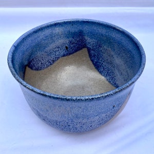 Bowl, pottery bowl, handmade pottery bowl, blue bowl, blue pottery bowl, fruit bowl, pottery decor, blue handmade pottery bowl, serving bowl