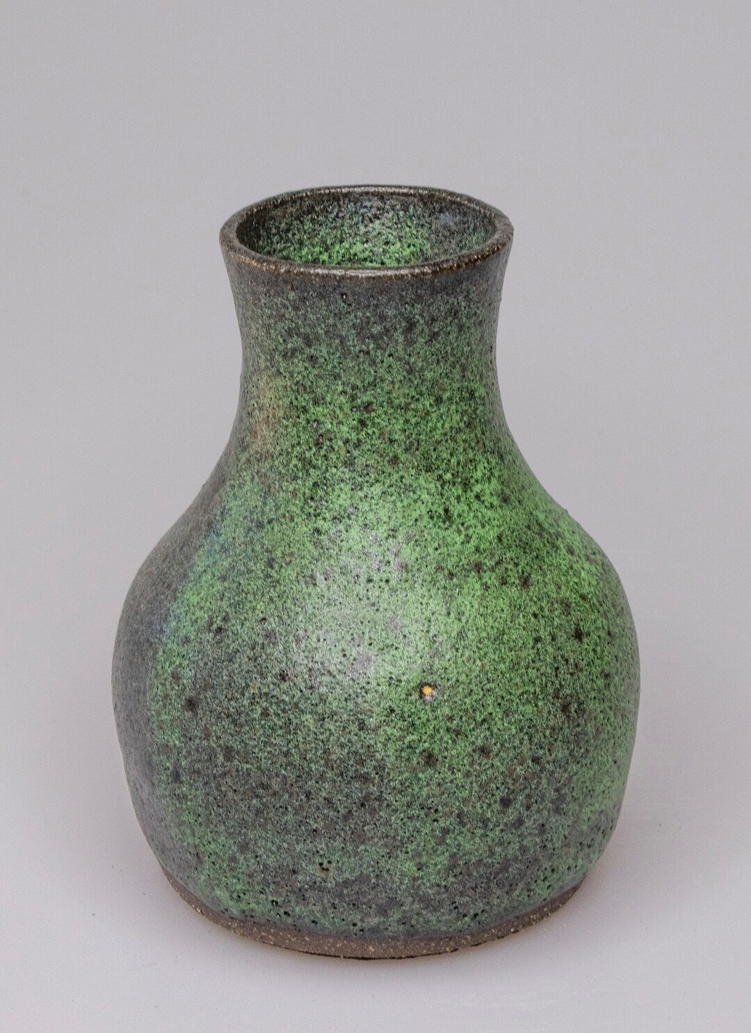 Green Vase Pottery Vase Handmade Pottery Vase Green Pottery Etsy