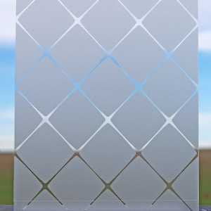 Cottage Style Pattern for Frosted Window Vinyl