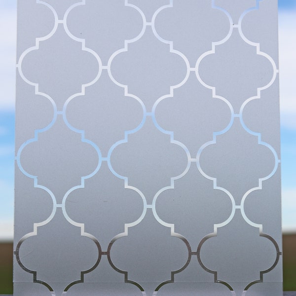Moroccan Style Pattern for Frosted Window Vinyl