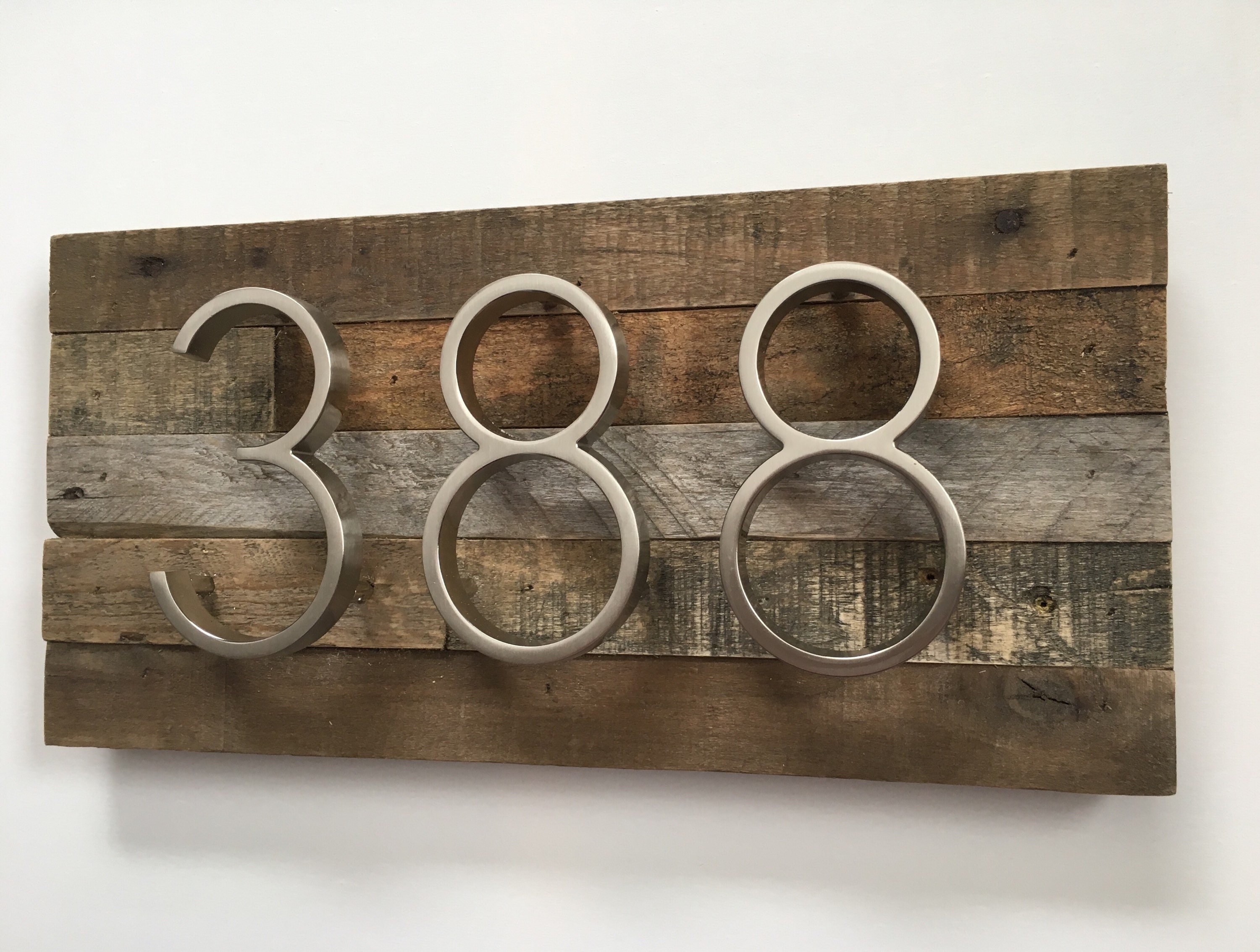 House Numbers Modern House Numbers Rustic House Numbers Etsy