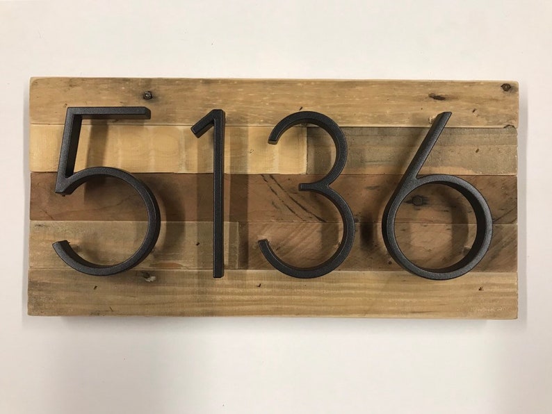 Rustic House Numbers Rustic Address Sign Address Sign Etsy