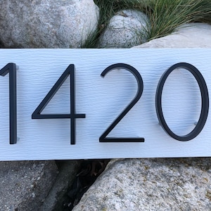 Modern Address Signs | Modern House Number Sign | Modern House Numbers | Modern Address Plaque | Rustic House Numbers | Rustic Address Sign