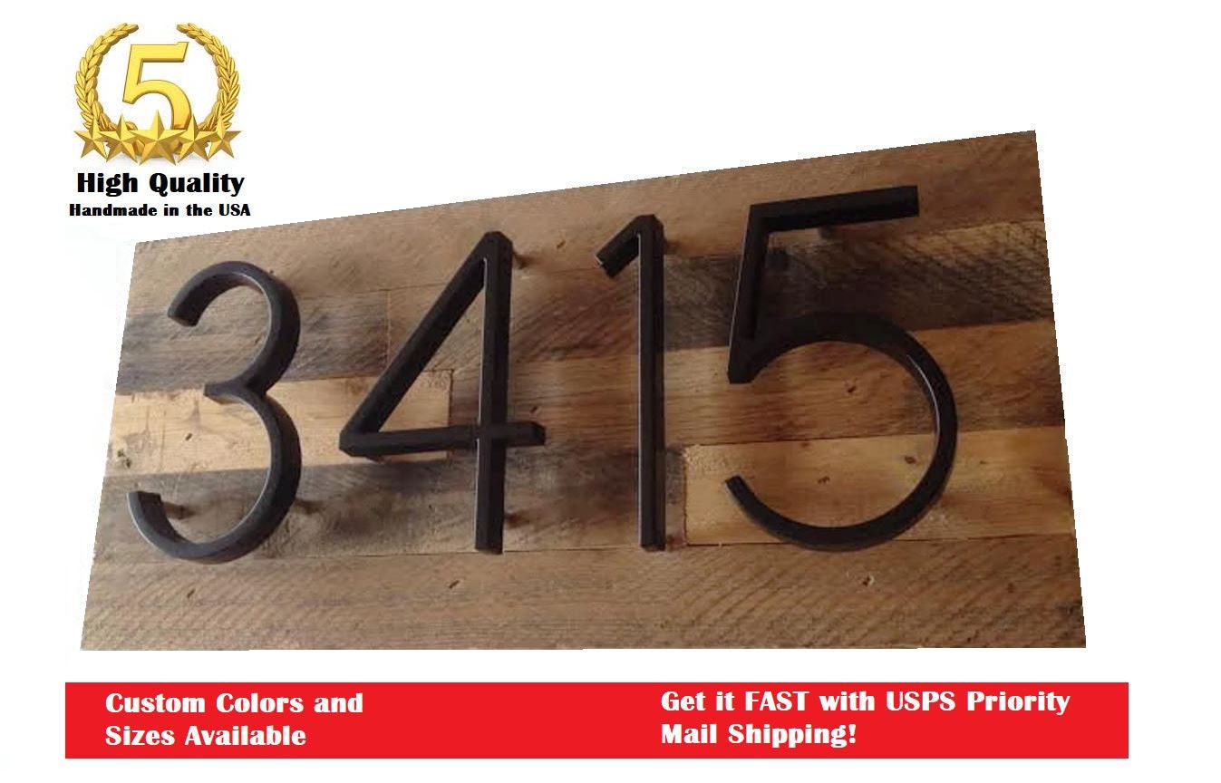 Rustic House Numbers Modern House Number Sign Farmhouse Etsy UK