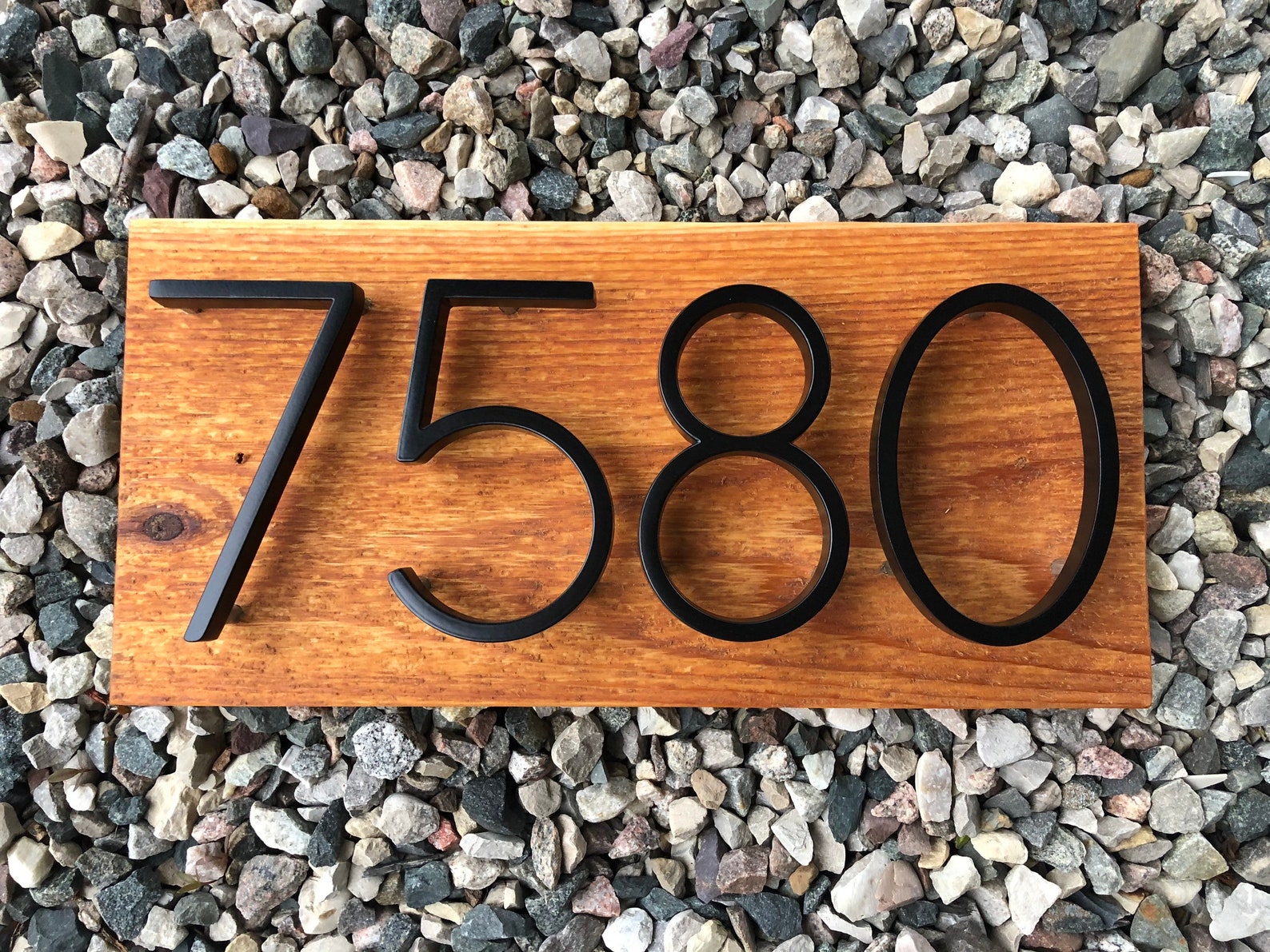 Modern House Numbers Sign Custom Personalized House Etsy Canada