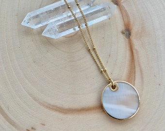 Coin Shell Necklace