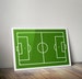 Soccer field print, boy's room, nursery print, Printable sport poster, print for boys, euro 2016, Soccer / football art, digital print 