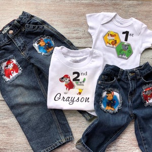 paw patrol jean outfit