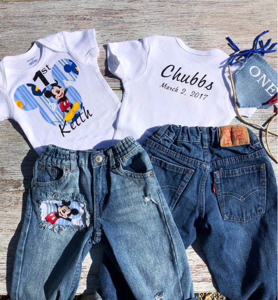 Mickey mouse 2nd birthday outfit store for boy