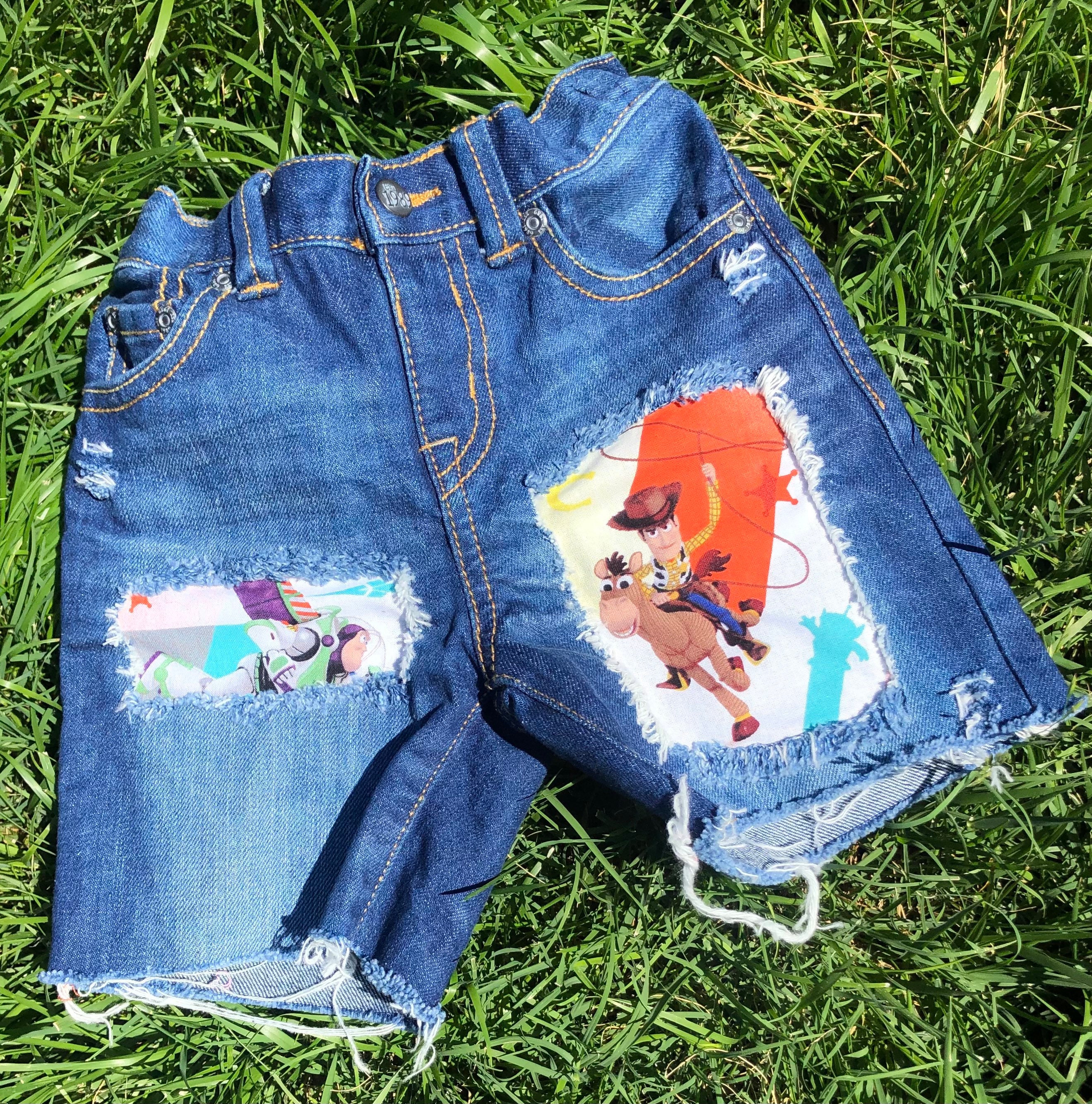 Boys Ripped Shorts Etsy