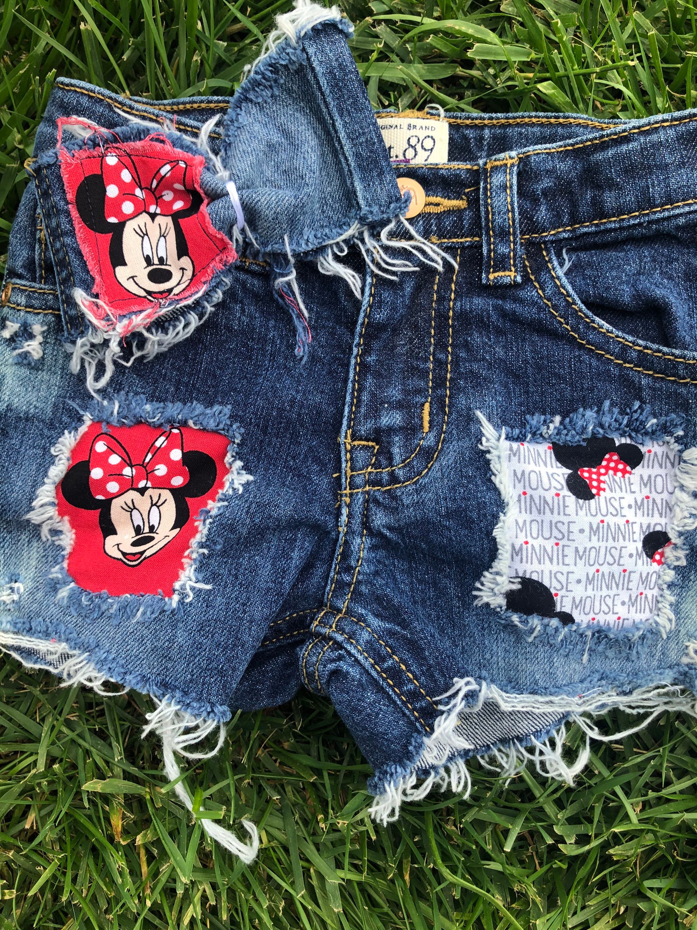 Minnie mouse shop denim shorts