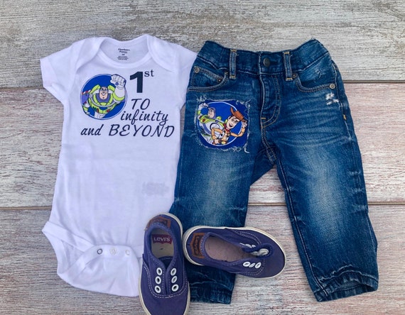 Toy story top 1st birthday outfit