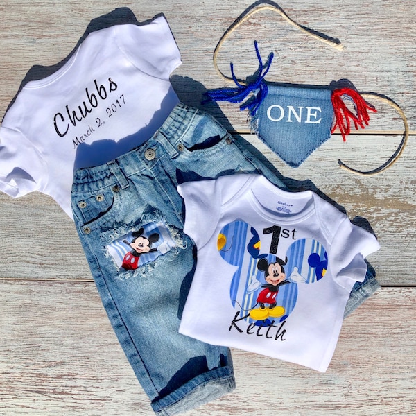 Baby Blue Mickey Etsy