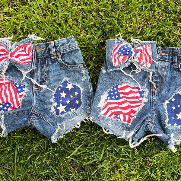 Patriotic Shorts - Etsy
