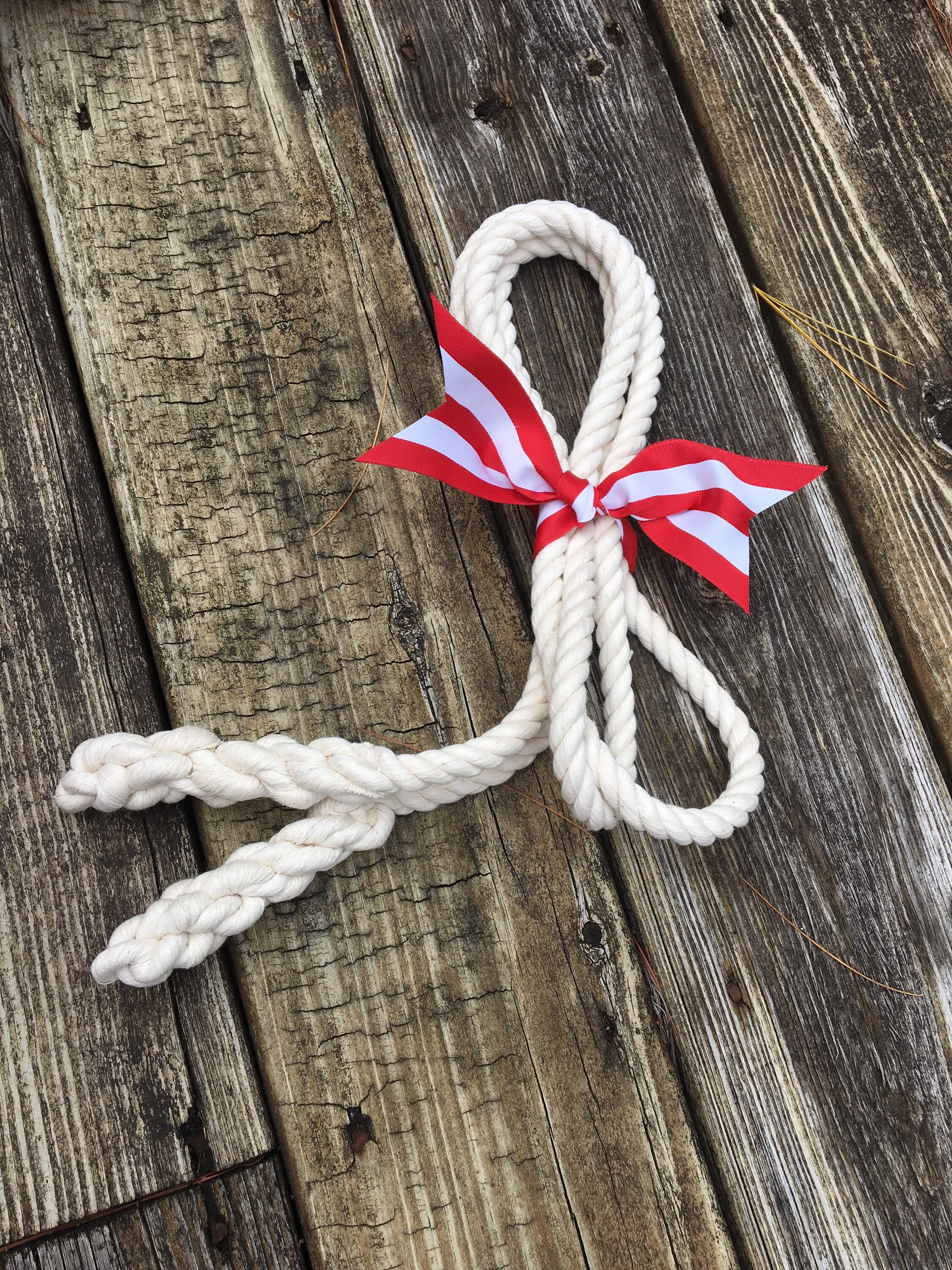 Chuckle Rope Jump Rope With Soft Handles of Natural Cotton Rope Six Feet Length Gift ...
