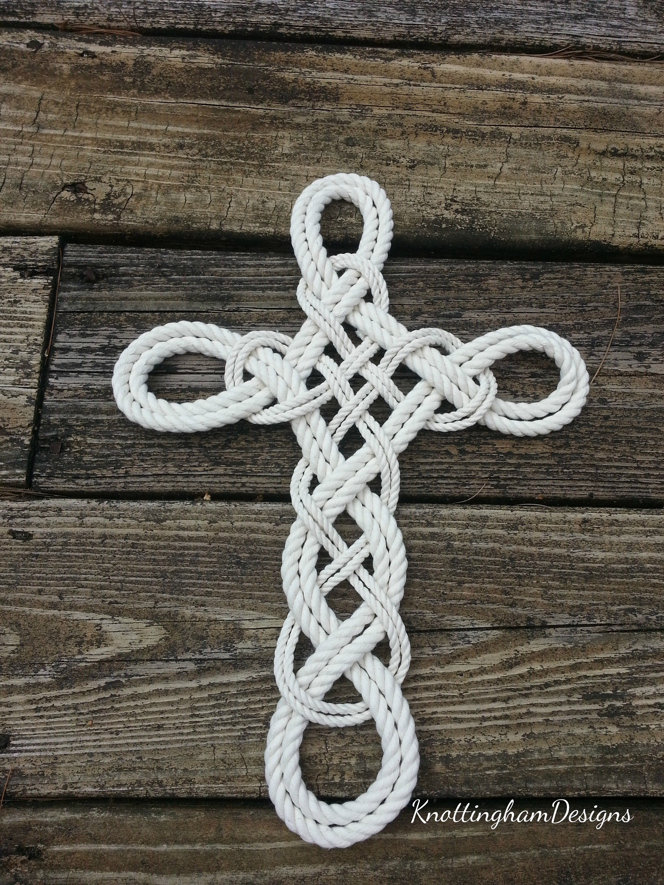 Rope Cross Wedding Ceremony Decor Natural White Cotton Nautical Braided ...