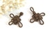 Frog Closure Brown Coat Button Historical Clothing Cape Clasp Cloak Clasp Sweater Clasp Chinese Knotting Good Luck Knot Sewing Notion Toggle 