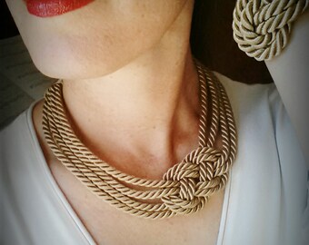 Sailor Knot Necklace - Etsy