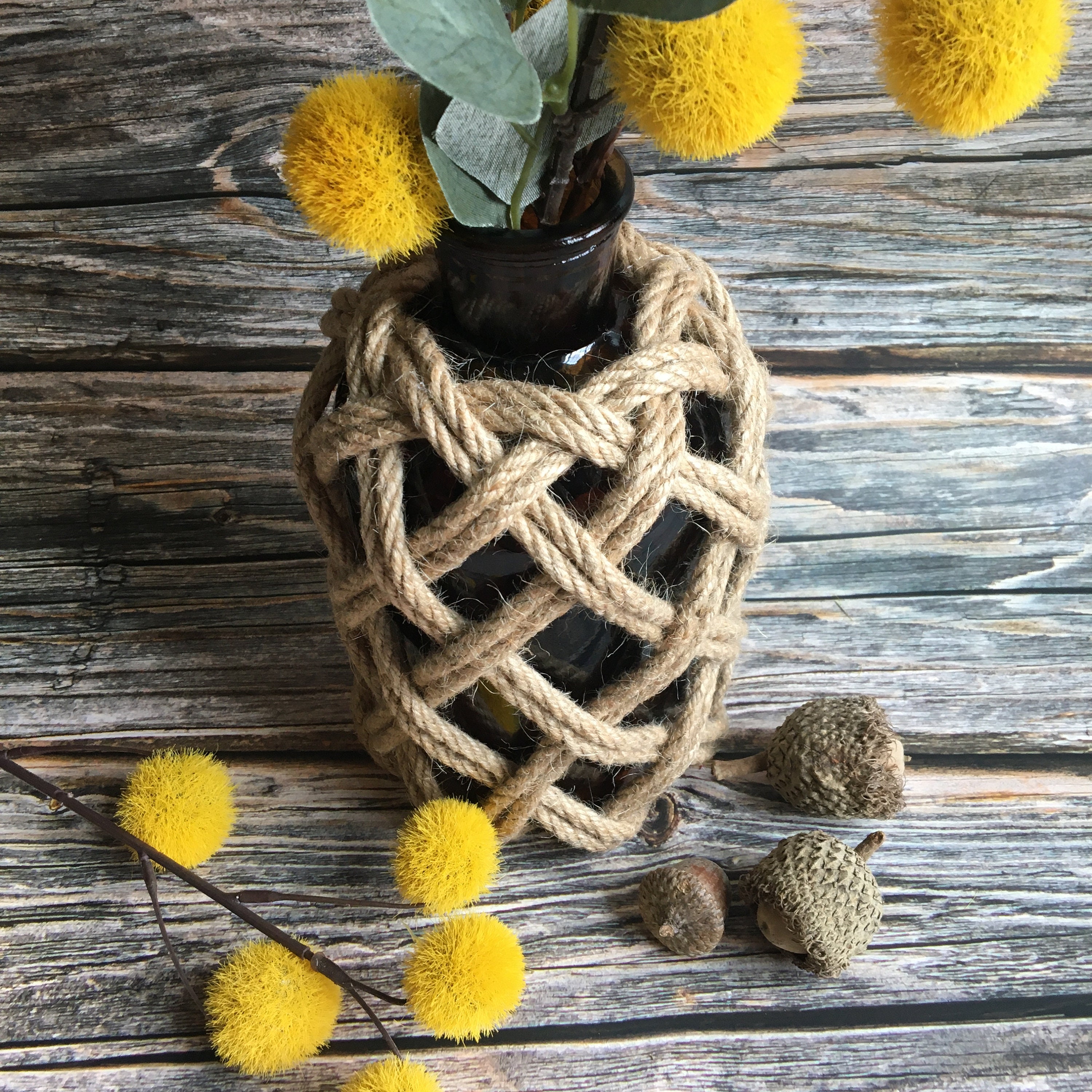 Rope Knot Vase - Etsy