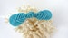 Chinese Frog Closure Pipa Knot Button and Loop Turquoise Blue Korean Knot Cord Sweater Fastener Coat Button Sewing Notion Purse Latch Knot 