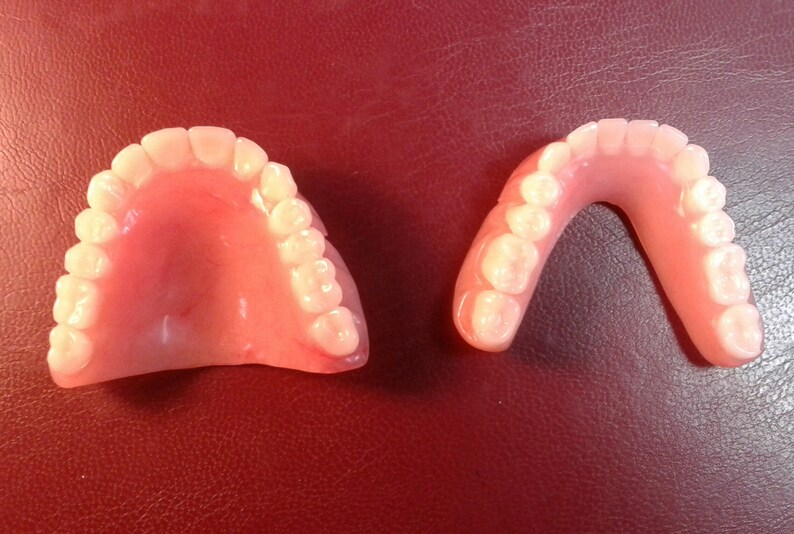 Make false teeth white