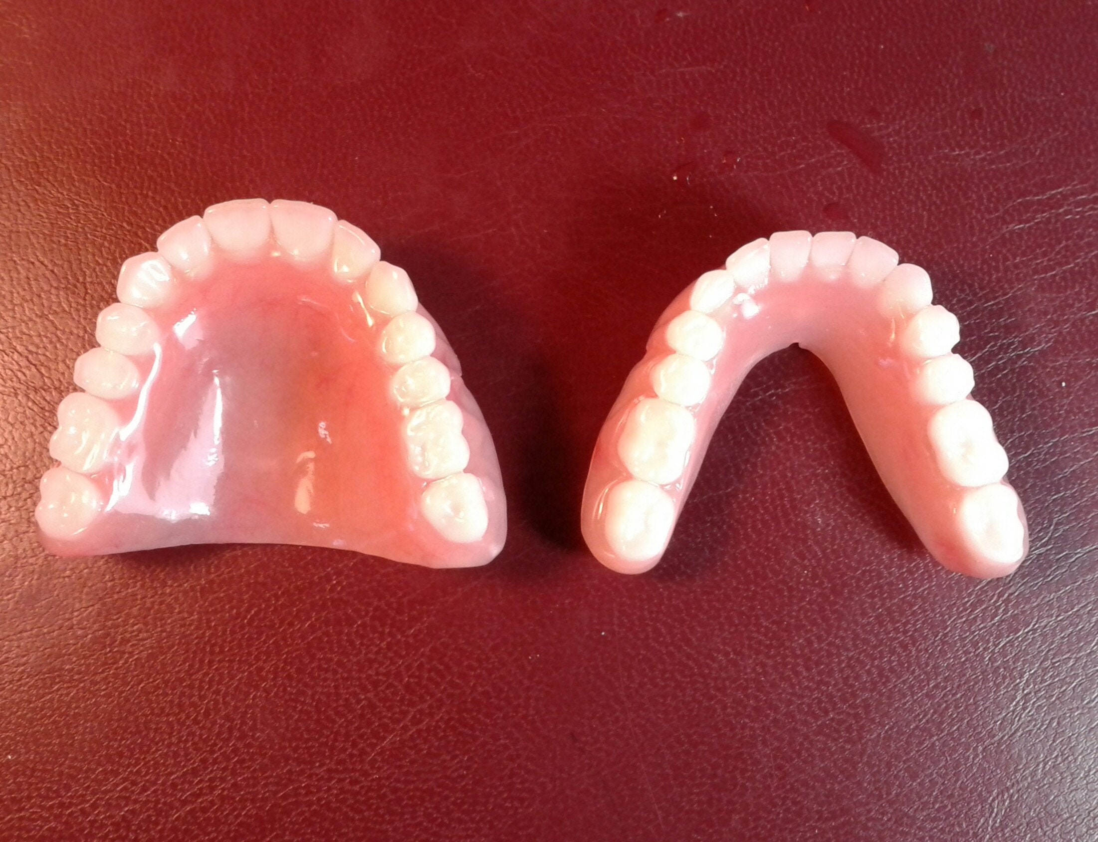 Dentures set of false teeth small BLEACH shade Etsy