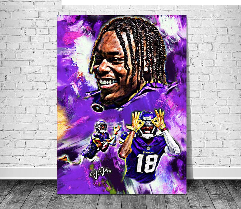 Justin Jefferson Minnesota Vikings NFL. Etsy