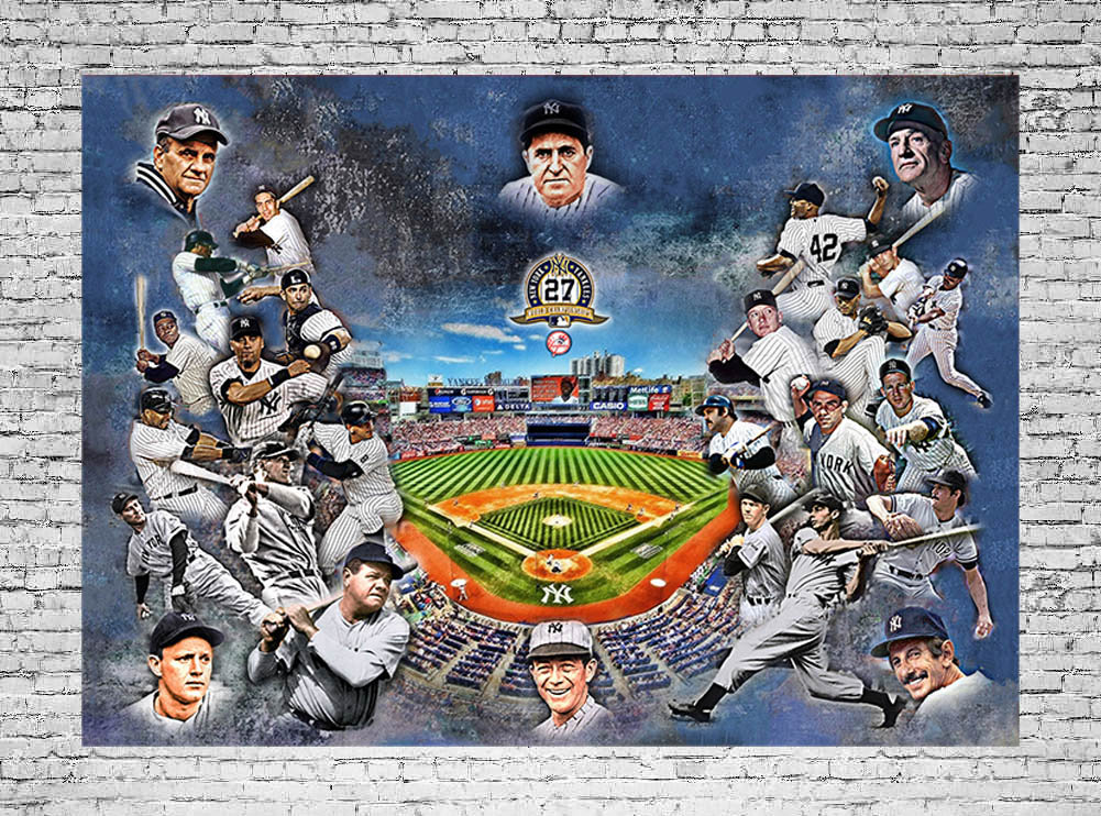 New York Yankees New York Yankees All Time Greats And Best Etsy UK