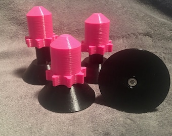 4pk Heavy Duty Rocket Levelers: Adjustable Level Stands