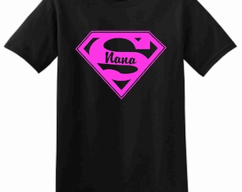 Super Nana T-Shirt: Superhero Gift for Grandma