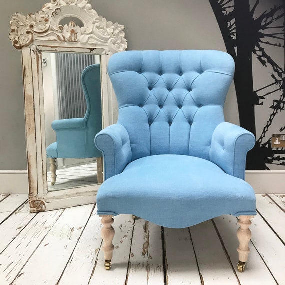 Blue 2024 upholstered armchair