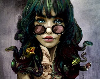 Medusa's Gaze - 8x10 print