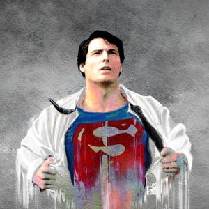 Super Man - 16x20 print