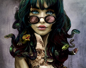 Medusa's Gaze - 16x20 print